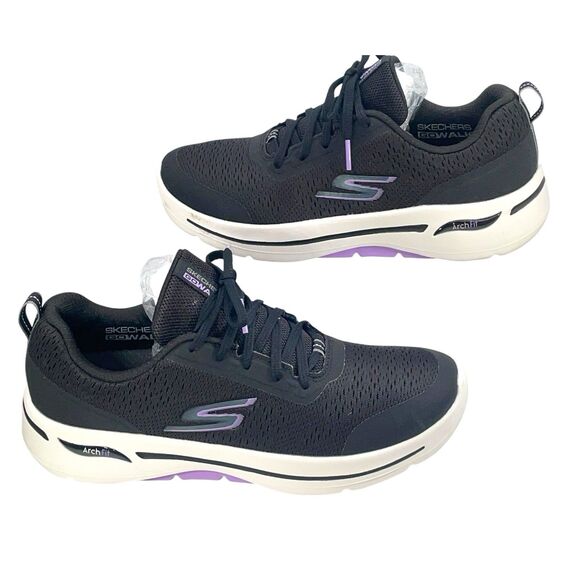 SKECHERS Shoes - Skechers Glide Step Athletic Running Sneakers Women's Black Mesh Low Top Size 8